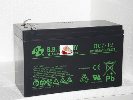 B.B. Battery BС 7-12