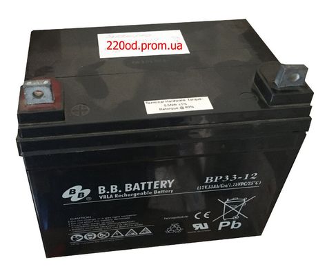 B.B. Battery BP33-12S