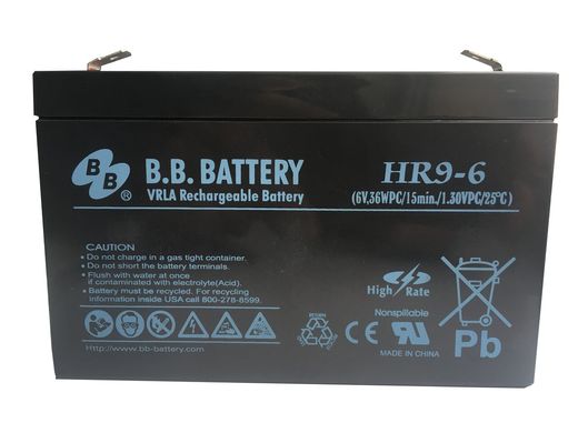 B.B. Battery HR9-6/T2