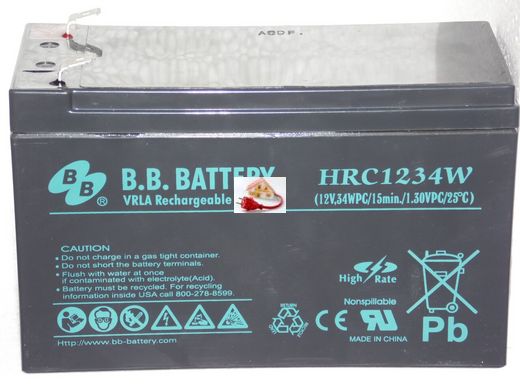Аккумуляторная батарея BB Battery HRC1234W/T2